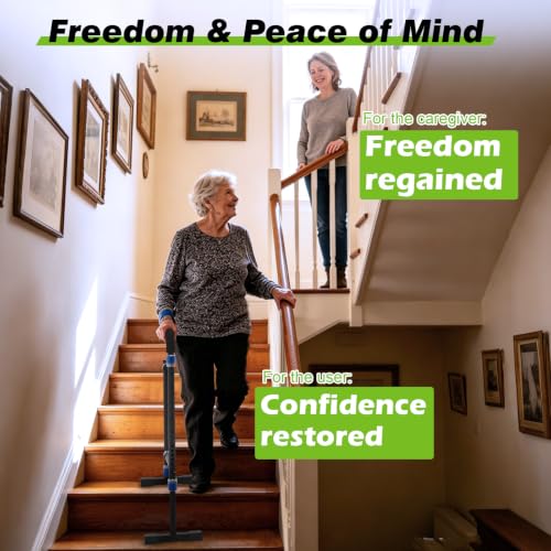 Stair Assist Cane & Step Cane for Seniors
