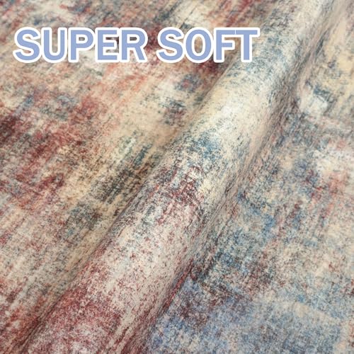 Small Abstract Area Rug 2x3 Ft Entryway Rugs Washable Door Mat Indoor Entrance (6 Sq Ft)