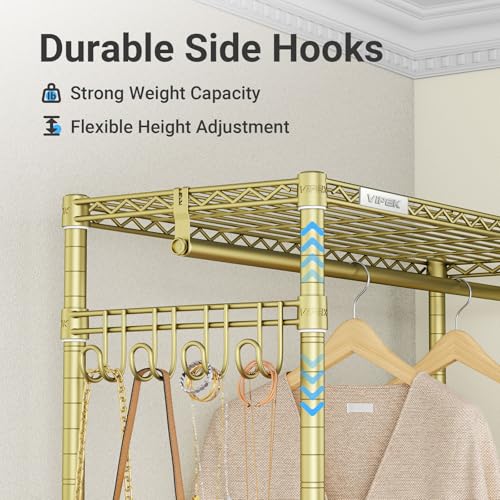 R3 Portable Closet for Hanging Clothes Rolling Clothes Rack