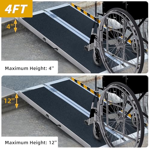 4FT Portable Wheelchair Ramp