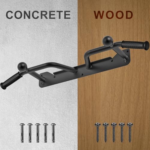 Wall Mount Pull Up Bar Heavy Duty Steel Joist Mount Chin Up Bar