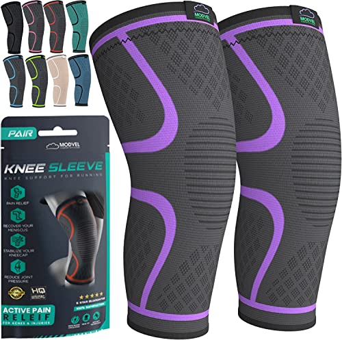Compression Knee Brace for Women & Men (2 Count)