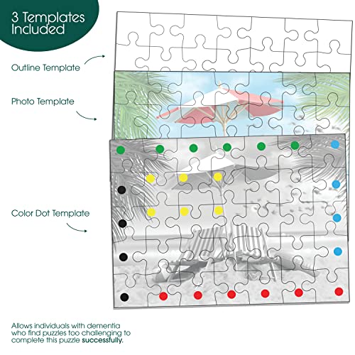 Beachfront Dementia Puzzles Activities for Seniors (35 Count)