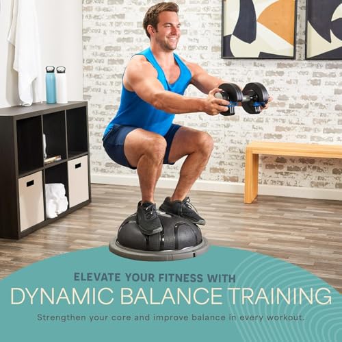 Horizon Half Balance Ball Trainer with 440 lb Capacity Stability