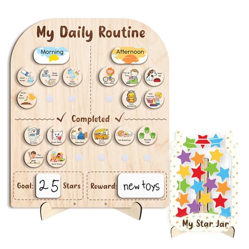 Wooden Daily Routine for Kids
