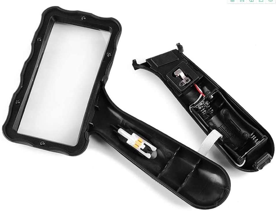 Hand held Rectangular Magnifying Glass