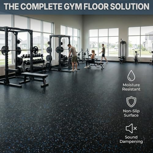 Traxxon by FlooringInc Rubber Gym Flooring Roll