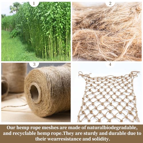 Jute Hemp Rope Net (72 Foot)