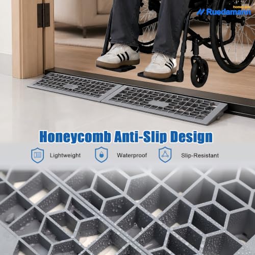2" Rise Modular Threshold Ramps for Doorways