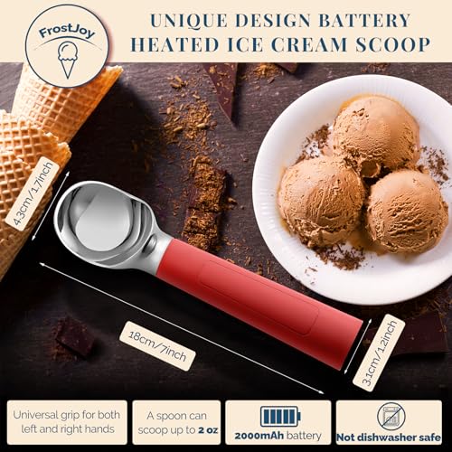 Heated Ice Cream Scoop Rechargeable