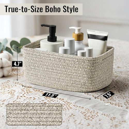 8 Pack Small Storage Baskets for Organizing (8 Count)