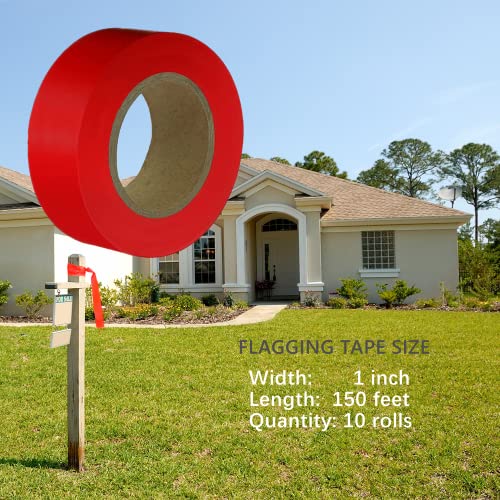 Orange Flagging Tape 10 Pack (10 Count)