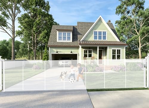 240" Retractable Baby Gates Extra Wide for Large Opening