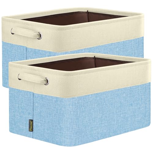 2 Pack Fabric Closet Storage Bins for Shelves (2 Count)