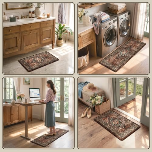 Kitchen Mats for Floor Cushioned Anti Fatigue (2 Count)