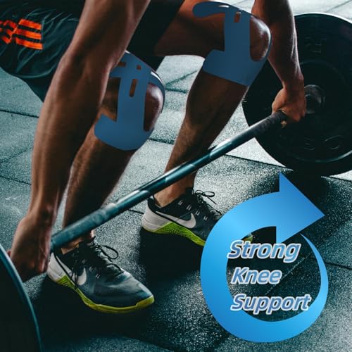 Precut Kinesiology Tape for Knees (10 Count)
