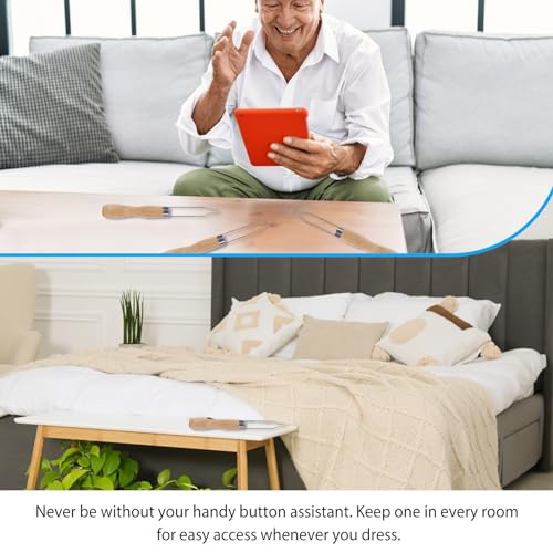 4pcs Button Hook Assist Device with Easy (4 Count)