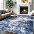 Abstract Area Rugs 6x9 Ft Washable Rugs for Living Room (54 Sq Ft)