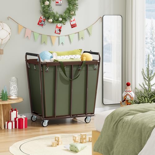 Large Laundry Cart with Wheels