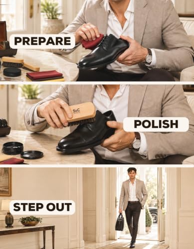 Stone & Clark 12PC Shoe Polish & Care Kit