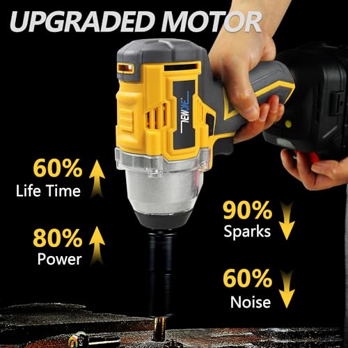 Crodless Impact Wrench with 2.0AH Battery