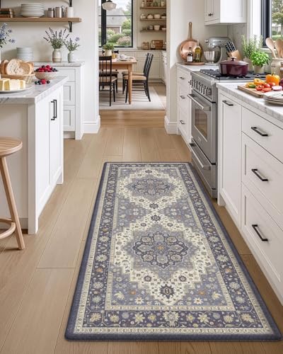 Kitchen Floor Mats Cushioned Anti Fatigue Runner Rug 23x59 Dark Grey (11.5 Sq Ft)