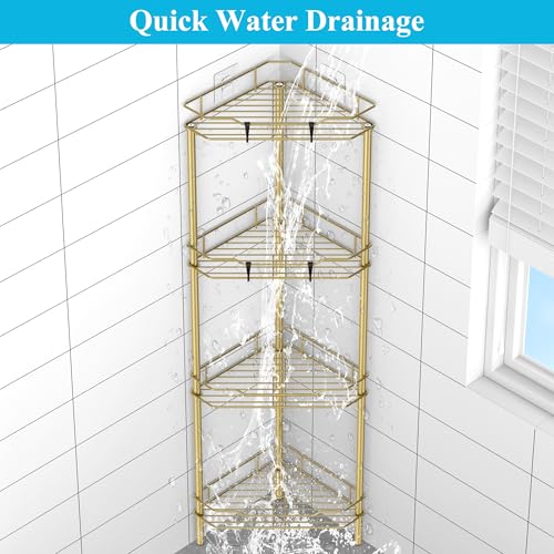 Metal Floor Standing Corner Shower Caddy