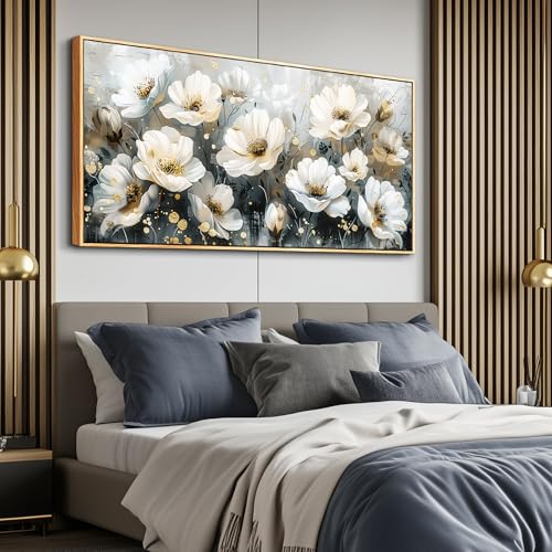 Large Canvas Wall Decor For Living Room Wall Art For Bedroom Office Wall Decorations Print White Ink