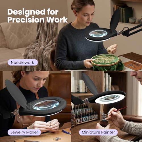 Elite Super LED Magnifying Lamp with Clamp