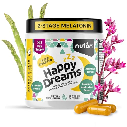 Happy Dreams Natural Sleep Aid Supplement for Adults (60 Count)