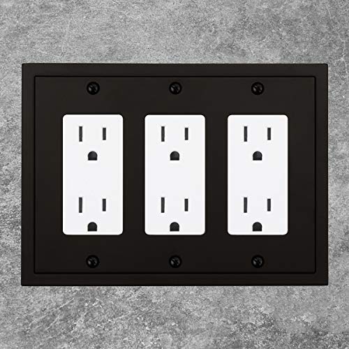 Modern Edge Decorative Wall Plate Switch Plate Outlet Cover