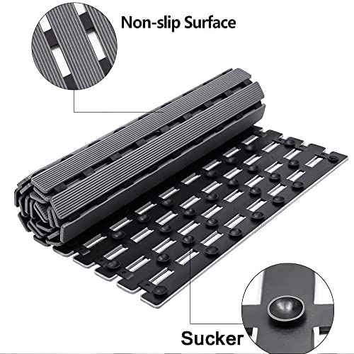 Shower Mat Non Slip Bathtub Mat 37.4 x 15.7 Inch Bath Mat for Tub