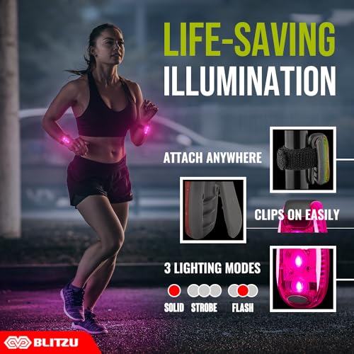 LED Safety Lights 4 Pack (4 Count)