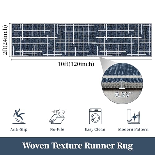 Non Slip Hallway Runner Rug 2x10 (20 Sq Ft)