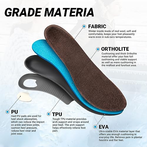 Winter Thermal Wool Insoles