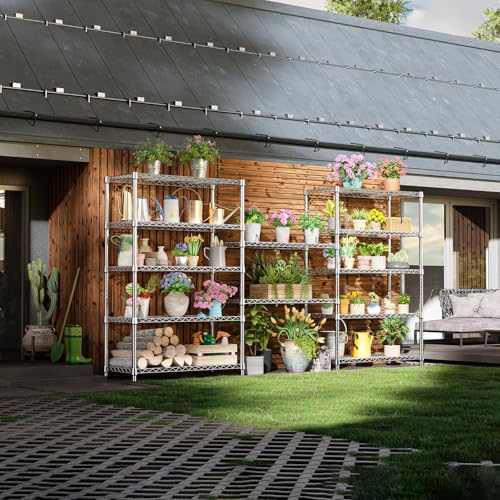 5 Tier Heavy Duty Metal Storage Shelving Unit