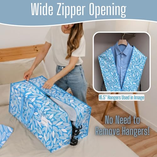 8 Pack Heavy Duty Moving Bags with Backpack Straps (8 Count)
