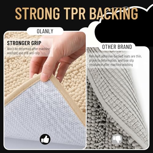 Thick Large Bathroom Rugs 59x35