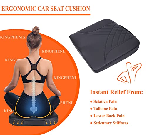 Memory Foam Car Seat Cushion for Driving Comfort and Office Use