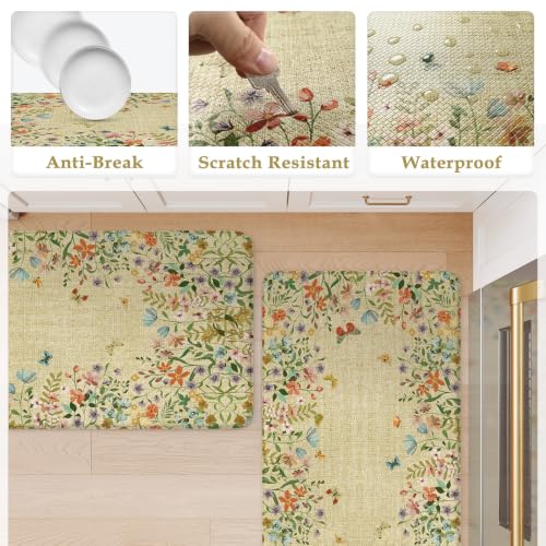 Anti Fatigue Mats for Kitchen Floor (9.11 Sq Ft)