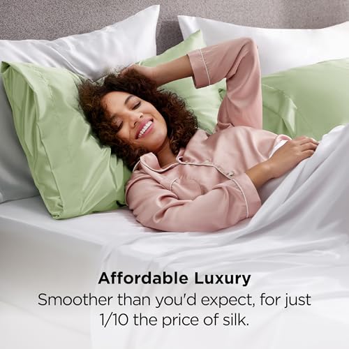 Satin Pillowcases Queen Set of 2 (2 Count)
