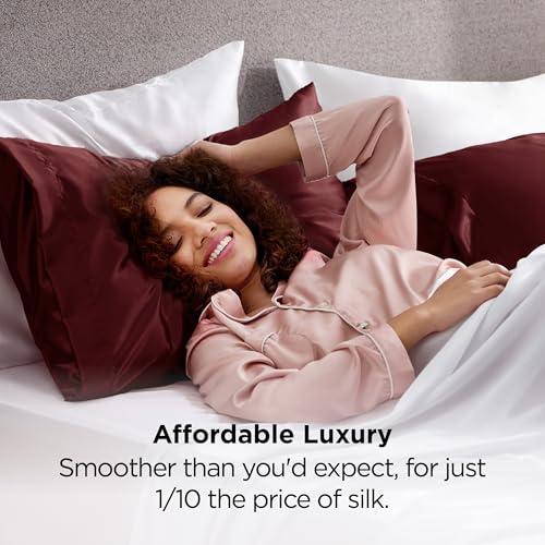 Satin Pillowcases King Set of 2 (2 Count)