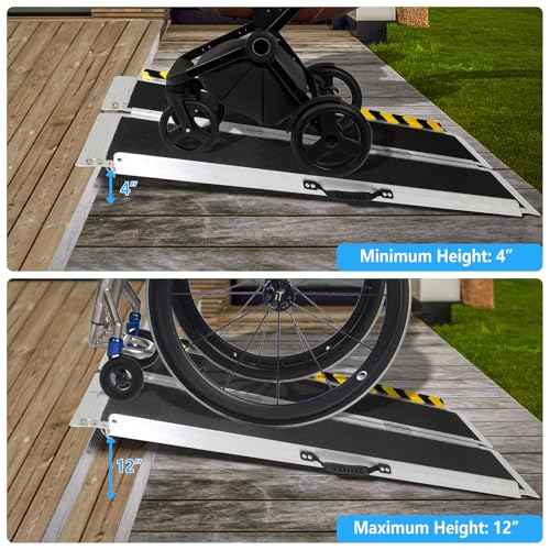 4FT Portable Wheelchair Ramp (331.52 Ounce)