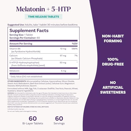 Melatonin + 5 (60 Count)