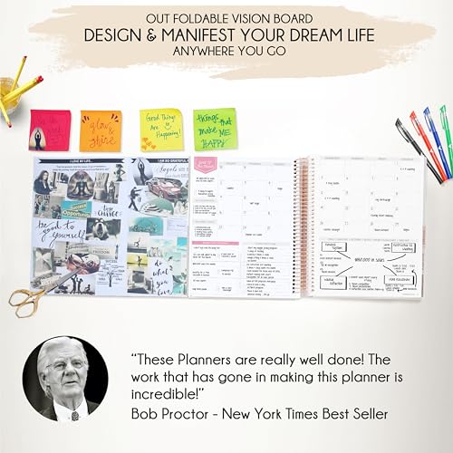 Life Planner Deluxe Undated Planner Weekly and Monthly Manifestiing Journal