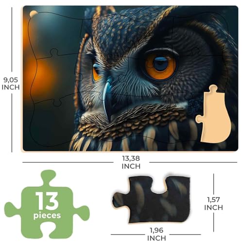 13 Large Piece Dementia Puzzles for Seniors (3 Count)