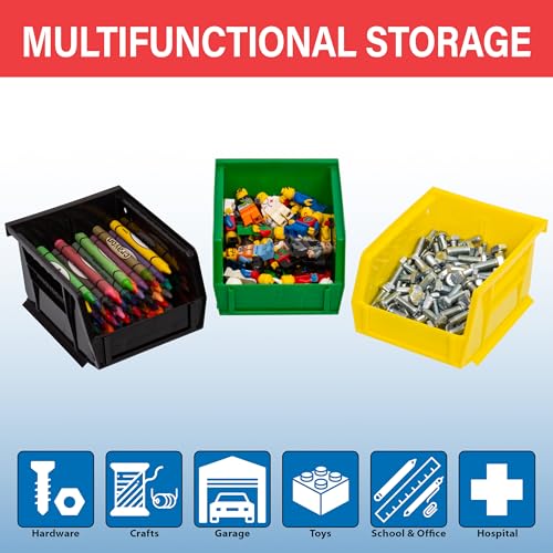 30210 AkroBins Plastic Storage Bins (6 Count)