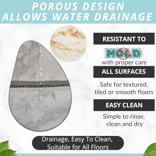Loofah Non Slip Shower and Bath Mat
