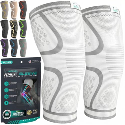 Compression Knee Brace for Women & Men (2 Count)