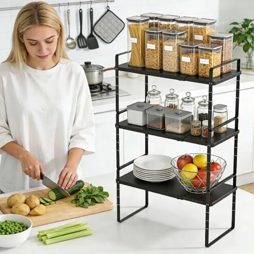 Expandable Cabinet Shelf Organizer (2 Count)